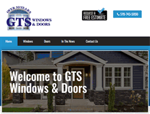 Tablet Screenshot of gtswindows.ca